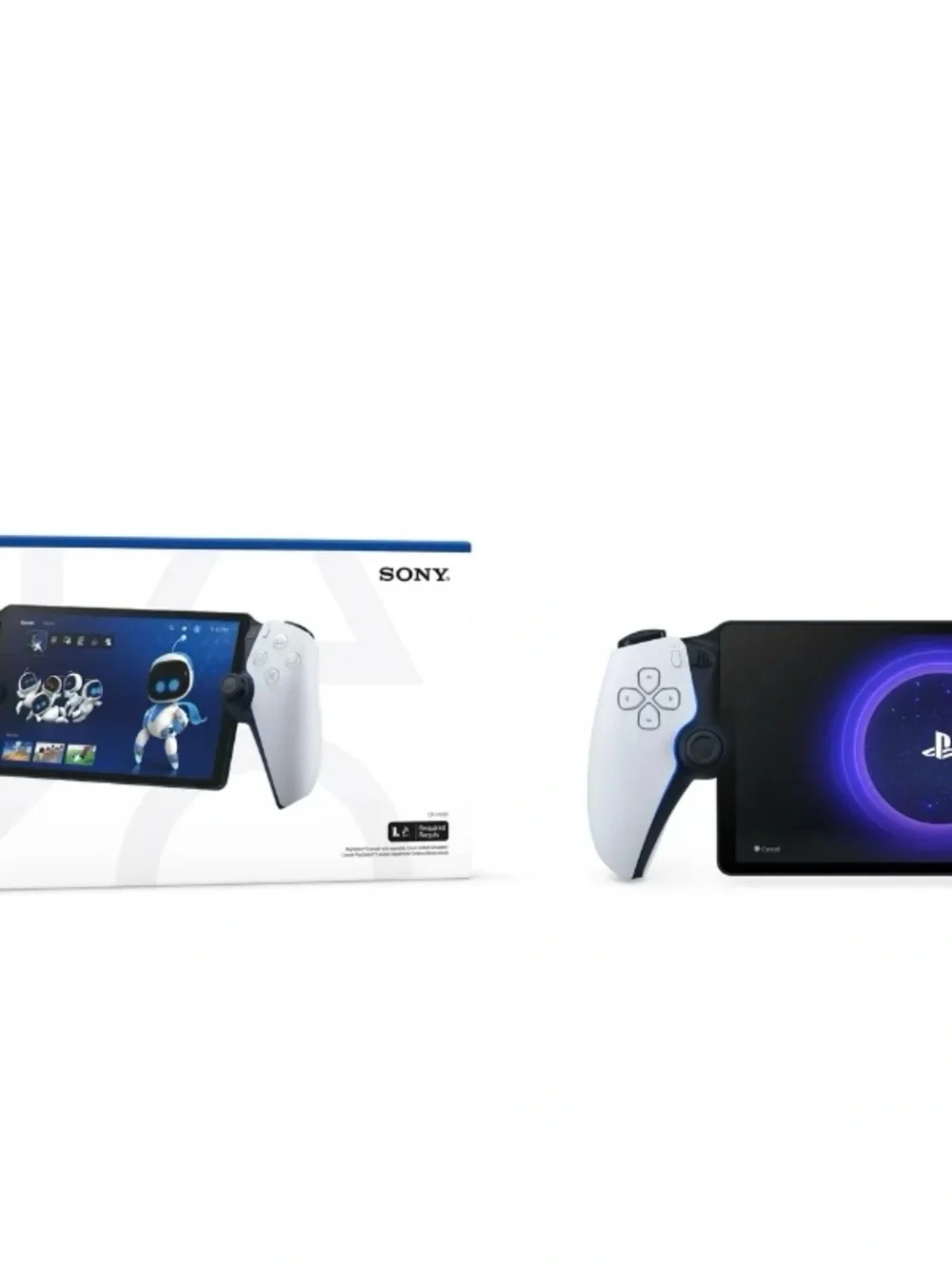 Sony PlayStation Portal Handheld Remote — White and Black